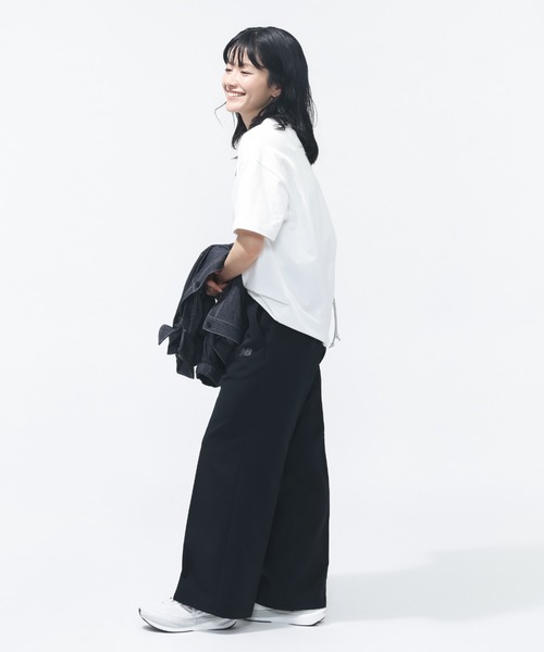 NEW BALANCE(ニューバランス)の「【別注】ニューバランス New Balance シューパッチTシャツ 限定コラボ(Tシャツ/カットソー・レディース・ホワイト/オレンジ/ブラック・S/L/XL/M)」の9枚目の写真