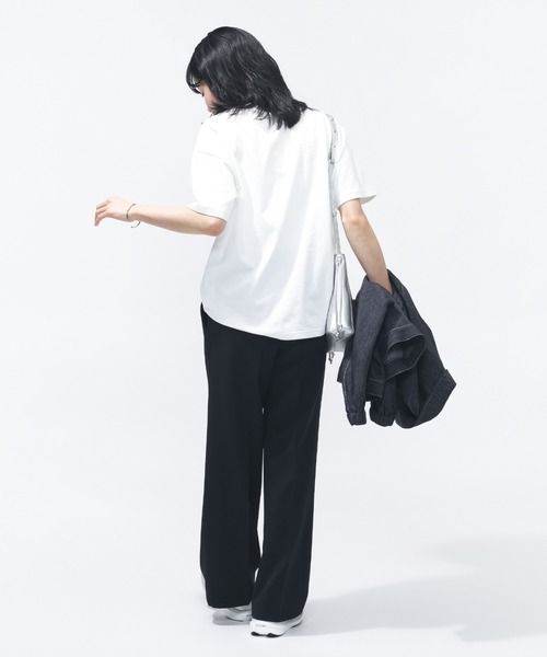 NEW BALANCE(ニューバランス)の「【別注】ニューバランス New Balance シューパッチTシャツ 限定コラボ(Tシャツ/カットソー・レディース・ホワイト/オレンジ/ブラック・S/L/XL/M)」の10枚目の写真