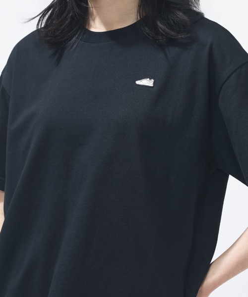 NEW BALANCE(ニューバランス)の「【別注】ニューバランス New Balance シューパッチTシャツ 限定コラボ(Tシャツ/カットソー・レディース・ホワイト/オレンジ/ブラック・S/L/XL/M)」の17枚目の写真