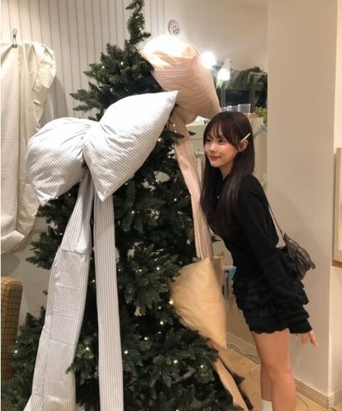 KHAKIPOINT(カーキポイント)の「Signature Knit Cardigan (black)(カーディガン/ボレロ・レディース・その他・FREE)」の7枚目の写真