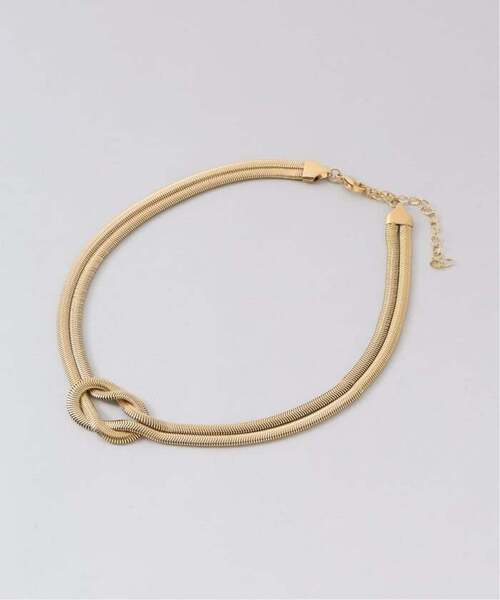 MERAKI(メラキ)の「MERAKI メラキ Knot Braid ネックレス 3061562018(ネックレス・レディース・ゴールド・FREE)」の3枚目の写真