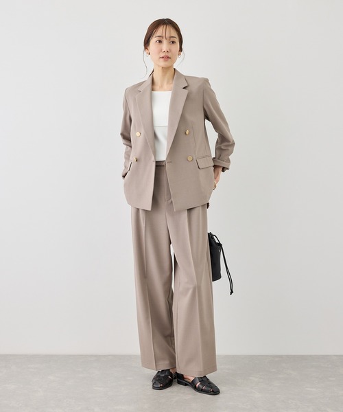 ROPE' PICNIC(ロペピクニック)の「カナパ ベルト付きワイドパンツ/セットアップ対応・UV・抗菌防臭・接触冷感(その他パンツ・レディース・ダークブラウン/ベージュ系その他2/グレー/ネイビー/グリーン系その他/ベージュ・X-SMALL/XL/L/M/S)」の19枚目の写真