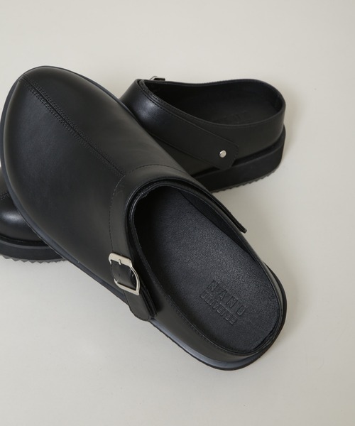 NANO universe(ナノユニバース)の「ストラップサボサンダル(サンダル・メンズ・ブラック・S/M/L)」の6枚目の写真