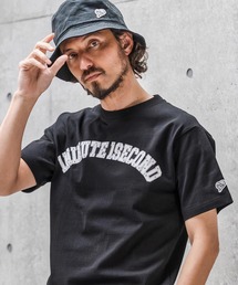 1minute 1second（ワンミニットワンセカンド）の「mt10281-print & metal stone cut&sewn (USA cotton) カットソー(1M26N270)（Tシャツ/カットソー）」