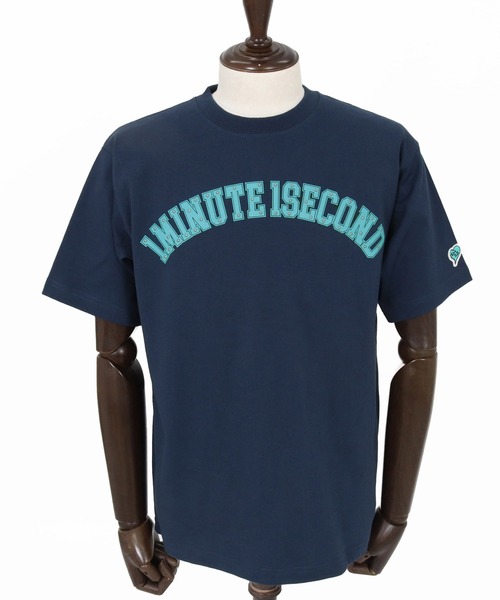1minute 1second(ワンミニットワンセカンド)の「mt10281-print & metal stone cut&sewn (USA cotton) カットソー(1M26N270)(Tシャツ/カットソー・メンズ・ネイビー/ホワイト/ブラック・XL/L/M/S)」の18枚目の写真