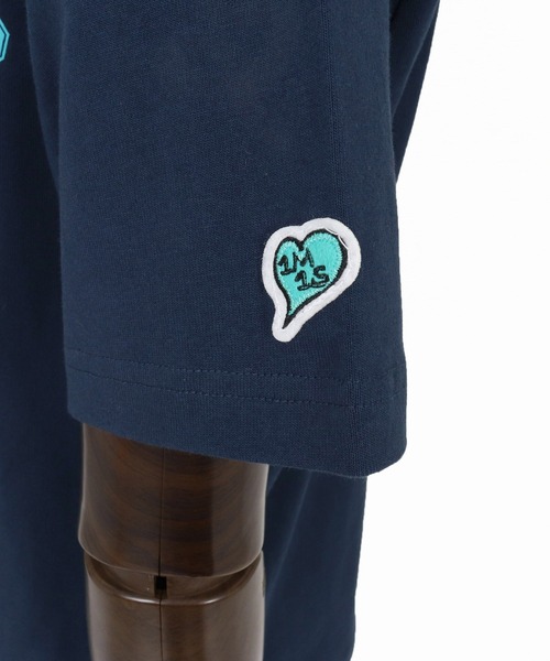 1minute 1second(ワンミニットワンセカンド)の「mt10281-print & metal stone cut&sewn (USA cotton) カットソー(1M26N270)(Tシャツ/カットソー・メンズ・ネイビー/ホワイト/ブラック・XL/L/M/S)」の22枚目の写真