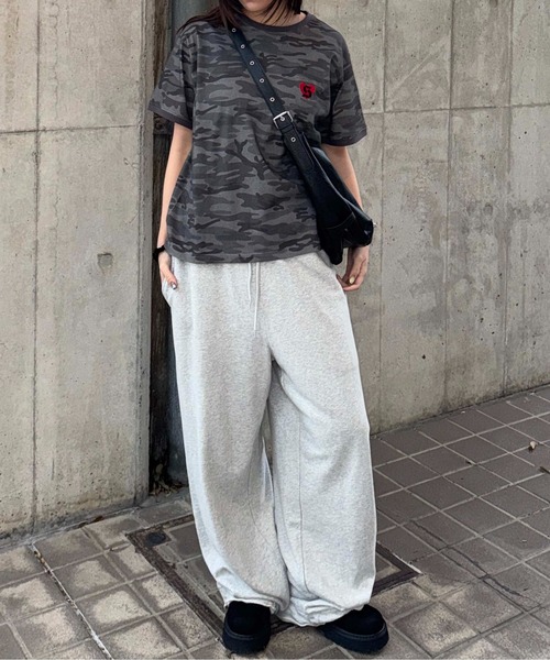 sedacle(セダクル)の「迷彩ロゴリンガーTEE(Tシャツ/カットソー・レディース・ブラック/オフホワイト/ピンク・LARGE/MEDIUM/SMALL)」の21枚目の写真