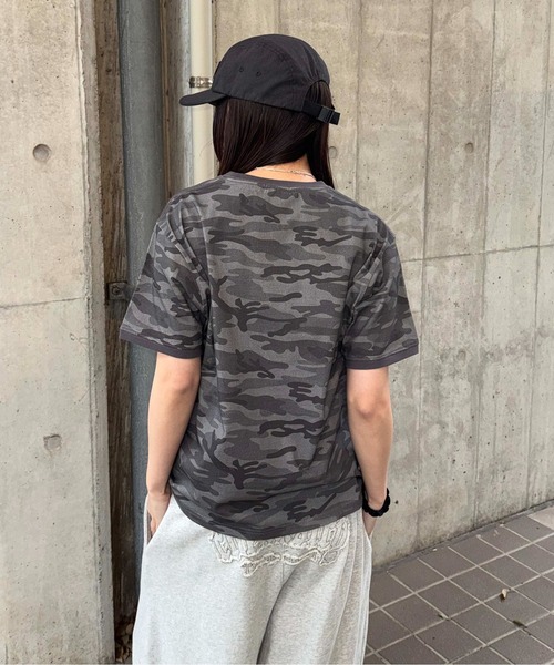 sedacle(セダクル)の「迷彩ロゴリンガーTEE(Tシャツ/カットソー・レディース・ブラック/オフホワイト/ピンク・LARGE/MEDIUM/SMALL)」の19枚目の写真