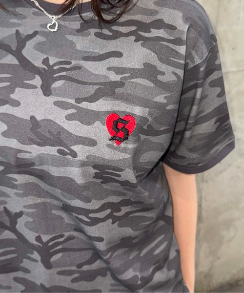 sedacle(セダクル)の「迷彩ロゴリンガーTEE(Tシャツ/カットソー・レディース・ブラック/オフホワイト/ピンク・LARGE/MEDIUM/SMALL)」の16枚目の写真