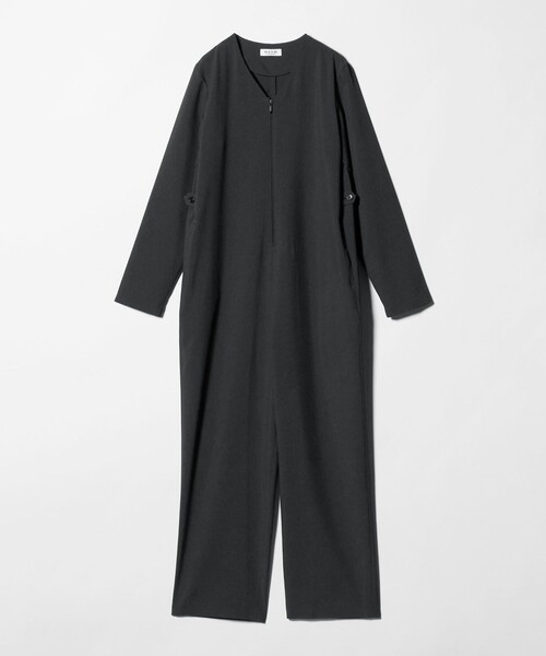 MARW UNITED ARROWS＞フロントジップ Vネック オールインワン（つなぎ