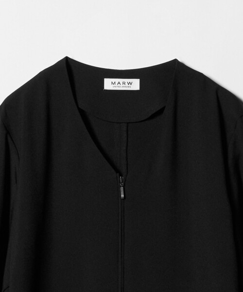 MARW UNITED ARROWS(マルゥ ユナイテッドアローズ)の「<MARW UNITED ARROWS>フロントジップ Vネック オールインワン(つなぎ/オールインワン・レディース・ブラック/ダークグレー・36/38)」の17枚目の写真
