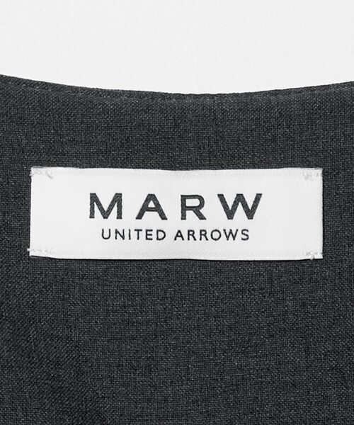 MARW UNITED ARROWS(マルゥ ユナイテッドアローズ)の「<MARW UNITED ARROWS>フロントジップ Vネック オールインワン(つなぎ/オールインワン・レディース・ブラック/ダークグレー・36/38)」の19枚目の写真