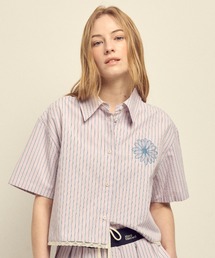 COTTON OVERSIZED SHIRT STRIPE / コットン オーバーサイズ シャツ