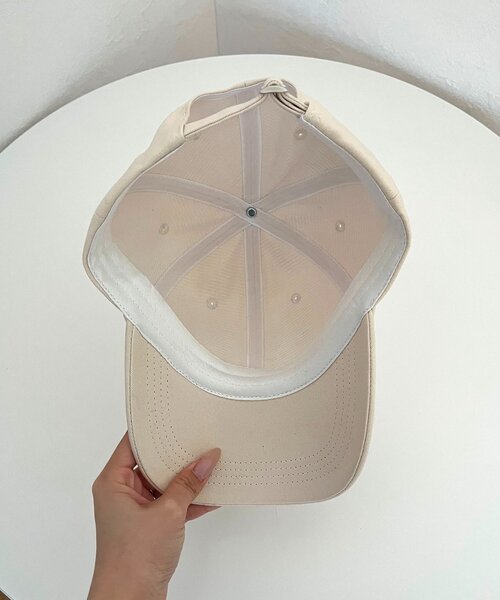 prose verse（プロズヴェール）の「メタルチャームツイルキャップ（キャップ・レディース・ライトベージュ/ブラック・FREE）」の8枚目の写真