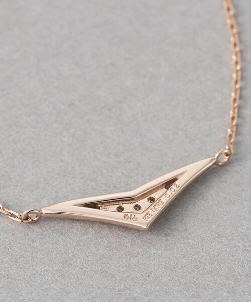 ete（エテ）の「[ムーンリット] K18MPG ダイヤモンド ブレスレット（ブレスレット・レディース・ピンクゴールド・FREE）」の2枚目の写真