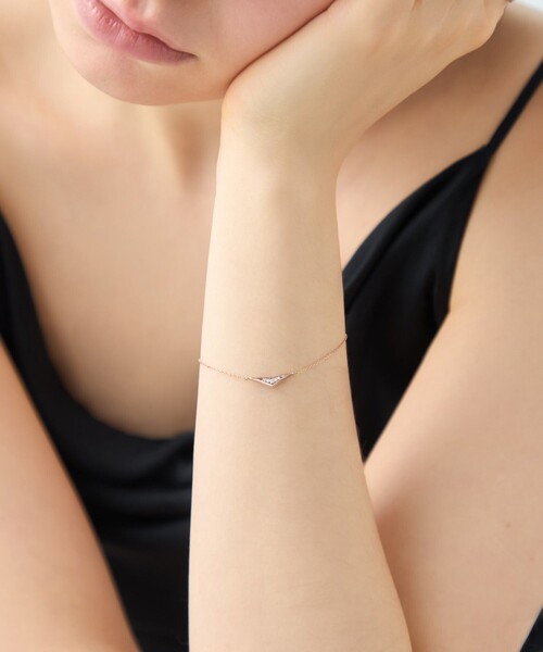 ete（エテ）の「[ムーンリット] K18MPG ダイヤモンド ブレスレット（ブレスレット・レディース・ピンクゴールド・FREE）」の5枚目の写真