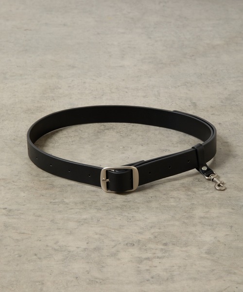 COLONY 2139（コロニートゥーワンスリーナイン）の「キーリング付きスクエアバックルベルト（ベルト・レディース・ブラック・FREE）」の6枚目の写真