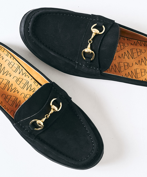 MANEBU（マネブ）の「MANEBU / マネブ 417別注 BITCH SLIPPER NUBUCK（スニーカー・メンズ・ベージュ/ブラック・41/40/43/42）」の4枚目の写真