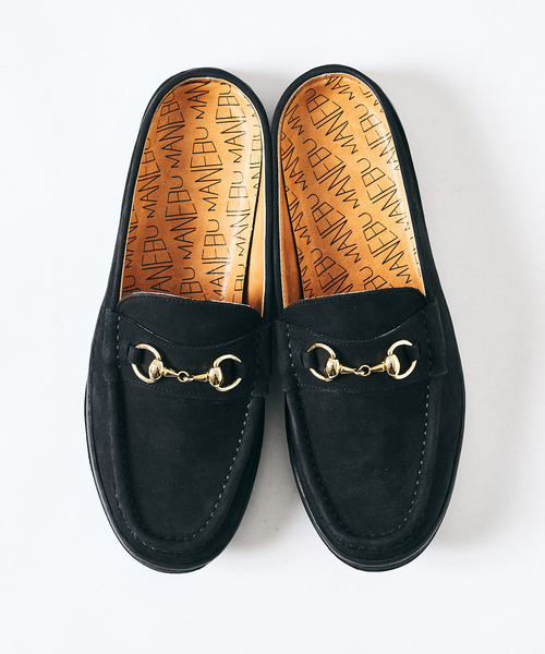 MANEBU（マネブ）の「MANEBU / マネブ 417別注 BITCH SLIPPER NUBUCK（スニーカー・メンズ・ベージュ/ブラック・41/40/43/42）」の5枚目の写真