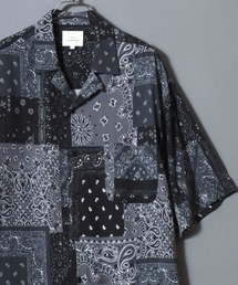 ANPAS（アンパス）の「Rayon Patterned Aloha Shirt / レーヨン総柄アロハシャツ 開襟シャツ メンズ トップス ハワイアンシャツ 半袖（シャツ/ブラウス）」