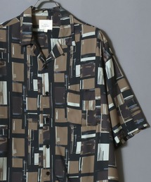 ANPAS（アンパス）の「Rayon Patterned Aloha Shirt / レーヨン総柄アロハシャツ 開襟シャツ メンズ トップス ハワイアンシャツ 半袖（シャツ/ブラウス）」