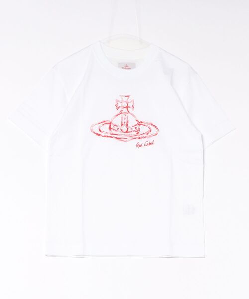 ﾗﾌｽﾃｯﾁｶﾗｰｵｰﾌﾞ刺繍ﾘﾗｯｸｽTｼｬﾂ（Tシャツ/カットソー）｜Vivienne