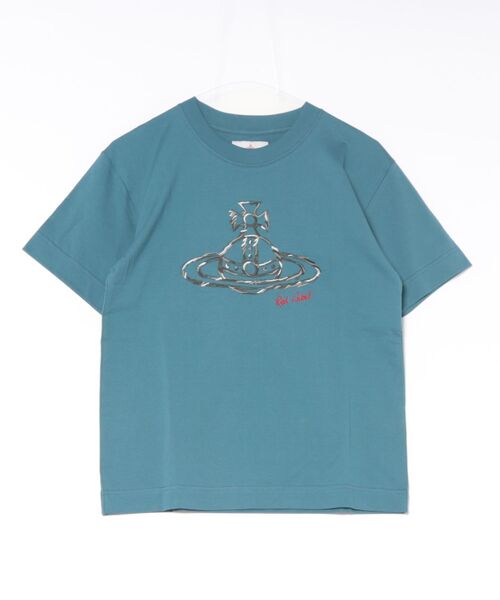 ﾗﾌｽﾃｯﾁｶﾗｰｵｰﾌﾞ刺繍ﾘﾗｯｸｽTｼｬﾂ（Tシャツ/カットソー）｜Vivienne