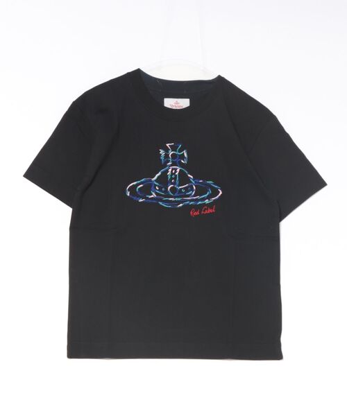 Vivienne Westwood 新品 オーブ刺繍 ゆったり Tシャツ ﾗﾌｽﾃｯﾁｶﾗｰｵｰﾌﾞ刺繍ﾘﾗｯｸｽTｼｬﾂ（Tシャツ/カットソー）｜Vivienne
