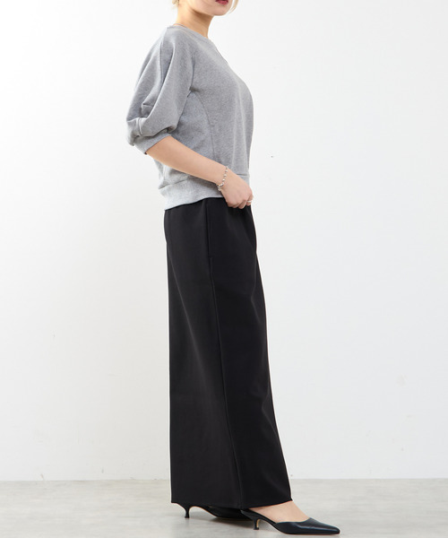 SOFFITTO（ソフィット）の「袖ボリュームスウェット（スウェット・レディース・ブラック/オフホワイト/トップグレー・FREE）」の10枚目の写真