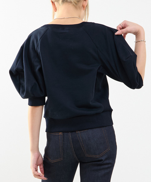 SOFFITTO（ソフィット）の「袖ボリュームスウェット（スウェット・レディース・ブラック/オフホワイト/トップグレー・FREE）」の19枚目の写真