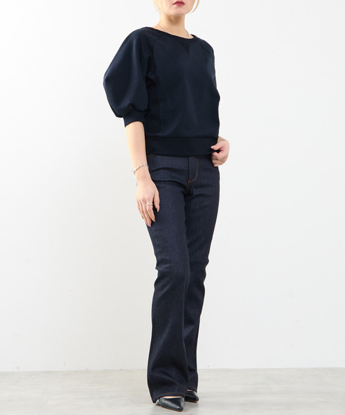 SOFFITTO（ソフィット）の「袖ボリュームスウェット（スウェット・レディース・ブラック/オフホワイト/トップグレー・FREE）」の20枚目の写真