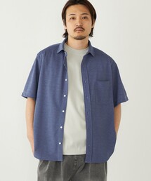 SHIPS Colors:〈吸水速乾・洗濯機可能〉シアー カノコ ショートスリーブ シャツ◇