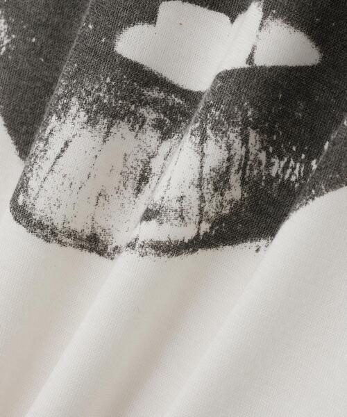 ROYAL FLASH（ロイヤルフラッシュ）の「MITSUKI/ミツキ/N Lip T-shirt（Tシャツ/カットソー・レディース・グレー/ホワイト・F）」の14枚目の写真