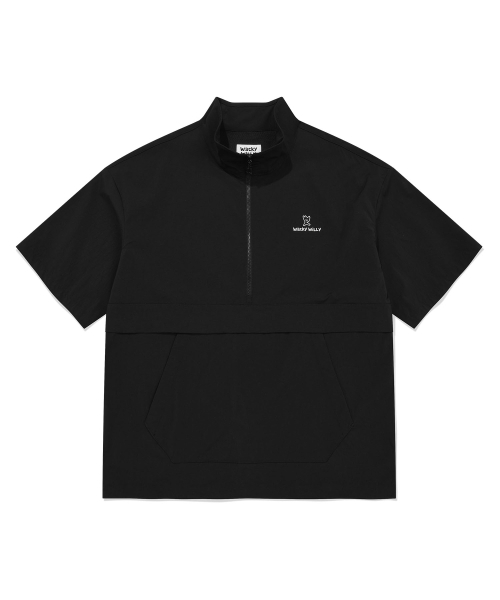 Wacky WiLLy(ワッキーウィリー)の「ベーシックハーフスリーブアノラックブラック(ナイロンジャケット・レディース・その他・LARGE/MEDIUM/X-LARGE/SMALL)」の2枚目の写真