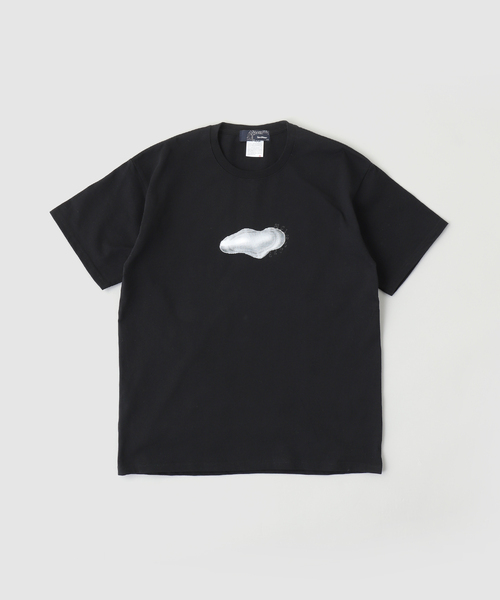 SandWaterr(サンドウォーター)の「SandWaterr / サンドウォーター "moisture" TEE × Knuu(Tシャツ/カットソー・メンズ・ホワイト/ブラック・LARGE/MEDIUM)」の1枚目の写真