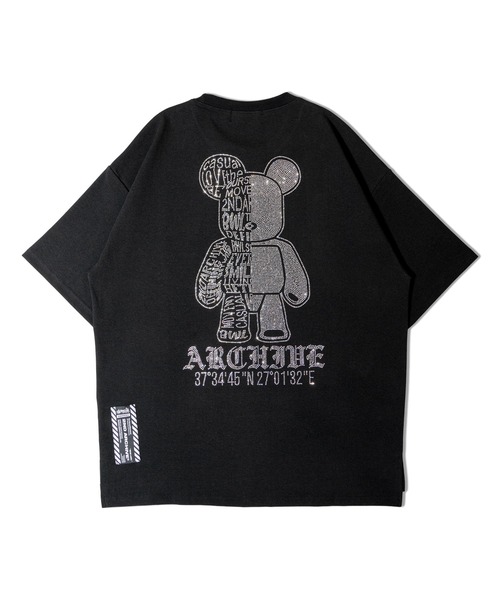 JACKROSE(ジャックローズ)の「2ND ARCHIVE-ラインストーン-SSTEE(Tシャツ/カットソー・メンズ・ブラック/ホワイト・FREE)」の5枚目の写真