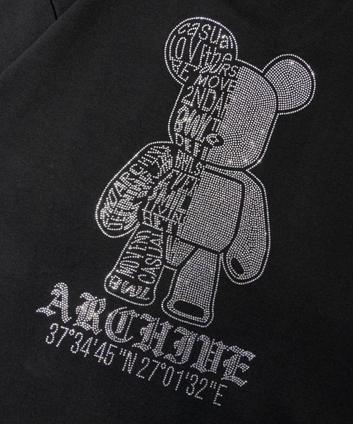 JACKROSE(ジャックローズ)の「2ND ARCHIVE-ラインストーン-SSTEE(Tシャツ/カットソー・メンズ・ブラック/ホワイト・FREE)」の3枚目の写真