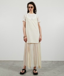 PRANK PROJECT | 【2026Summer Pre-Order】コントラストファブリックキャミドレス / Contrast Fabric Cami Dress(ワンピース)