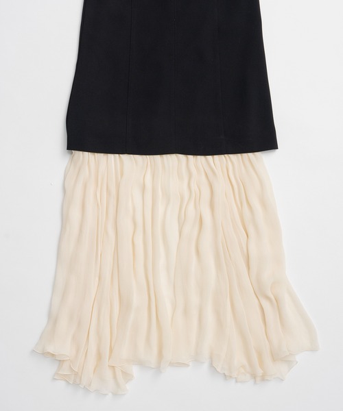 PRANK PROJECT(プランクプロジェクト)の「【2026Summer Pre-Order】コントラストファブリックキャミドレス / Contrast Fabric Cami Dress(ワンピース・レディース・ホワイト/ブラック・36/38)」の18枚目の写真