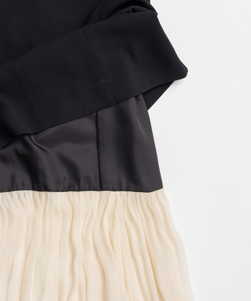 PRANK PROJECT(プランクプロジェクト)の「【2026Summer Pre-Order】コントラストファブリックキャミドレス / Contrast Fabric Cami Dress(ワンピース・レディース・ホワイト/ブラック・36/38)」の20枚目の写真