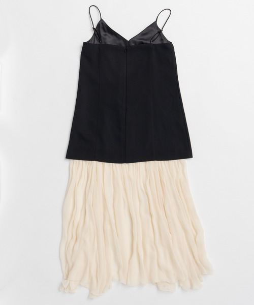 PRANK PROJECT(プランクプロジェクト)の「【2026Summer Pre-Order】コントラストファブリックキャミドレス / Contrast Fabric Cami Dress(ワンピース・レディース・ホワイト/ブラック・36/38)」の14枚目の写真