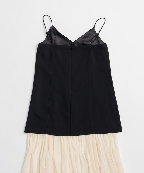 PRANK PROJECT(プランクプロジェクト)の「【2026Summer Pre-Order】コントラストファブリックキャミドレス / Contrast Fabric Cami Dress(ワンピース・レディース・ホワイト/ブラック・36/38)」の16枚目の写真