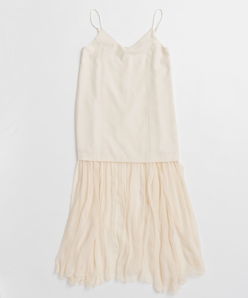 PRANK PROJECT(プランクプロジェクト)の「【2026Summer Pre-Order】コントラストファブリックキャミドレス / Contrast Fabric Cami Dress(ワンピース・レディース・ホワイト/ブラック・36/38)」の12枚目の写真