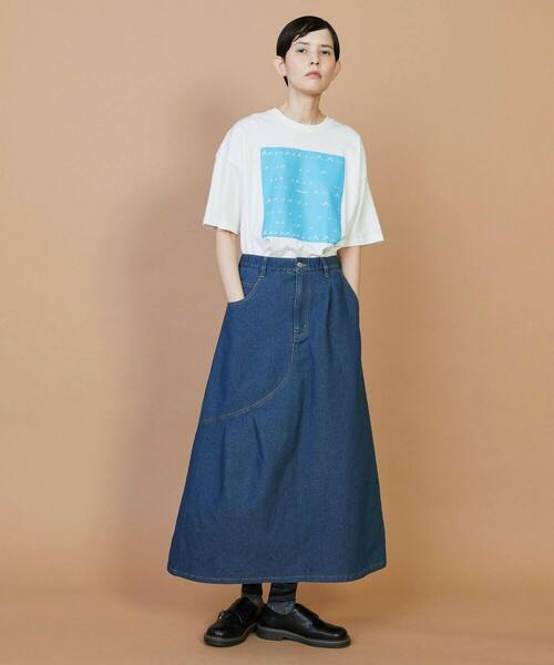 FRAPBOIS（フラボア）の「テイストマリンT（Tシャツ/カットソー・レディース・ブラック/ベージュ/ホワイト・2/1）」の10枚目の写真