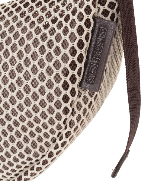 CONVERSE TOKYO（コンバーストウキョウ）の「MESH MOON SHOULDER BAG（ショルダーバッグ・レディース・ブラック/グレー/ベージュ・FREE）」の13枚目の写真