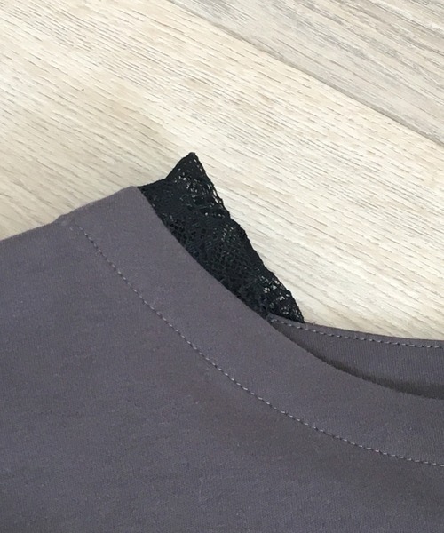 Arinomama(アリノママ)の「Arinomama ペキニーズプリント 裾ドロスト ワイド Tシャツ 180g 40s スムース 半袖(Tシャツ/カットソー・レディース・ホワイト/ブラック/チャコールグレー・FREE)」の19枚目の写真