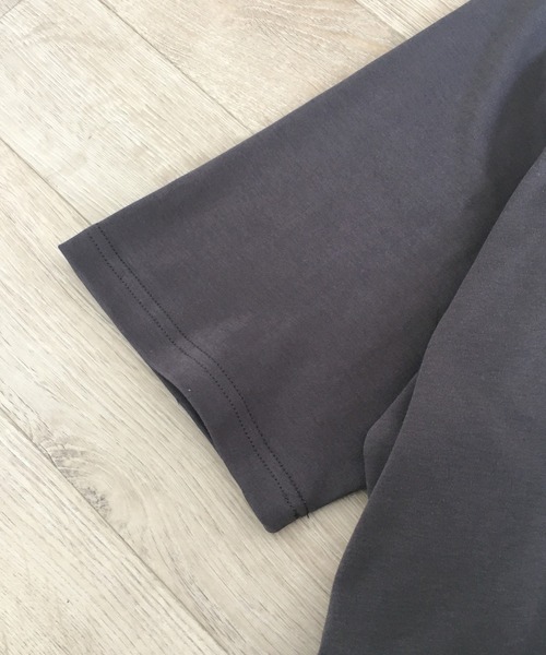 Arinomama(アリノママ)の「Arinomama ペキニーズプリント 裾ドロスト ワイド Tシャツ 180g 40s スムース 半袖(Tシャツ/カットソー・レディース・ホワイト/ブラック/チャコールグレー・FREE)」の21枚目の写真