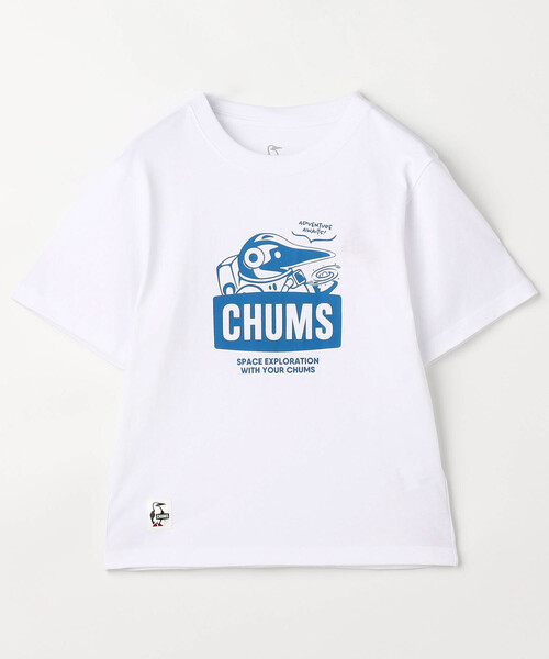 CHUMS(チャムス)の「限定展開 CHUMS/チャムス キッズスペースブービーTシャツ / Kids Space Booby T-Shirt(Tシャツ/カットソー・キッズ・ホワイト/ブルー/ブラック・SMALL/MEDIUM/LARGE/X-LARGE)」の2枚目の写真