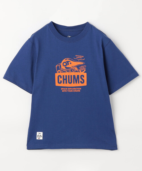 CHUMS(チャムス)の「限定展開 CHUMS/チャムス キッズスペースブービーTシャツ / Kids Space Booby T-Shirt(Tシャツ/カットソー・キッズ・ホワイト/ブルー/ブラック・SMALL/MEDIUM/LARGE/X-LARGE)」の1枚目の写真