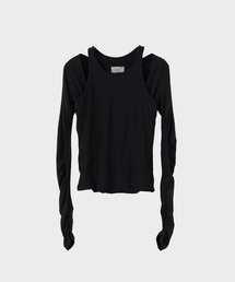 layered long sleeve top